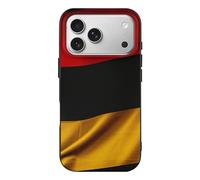 DWVTSLH Case for iPhone 17 Pro, Full Body Rugged Drop Proof Phone Cover | Germany Flag Phone Case for Women Men, Shockproof Protective Mobile Phone Case, Slim & Anti Yellowing