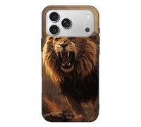DWVTSLH Case for iPhone 17 Pro Max, Full Body Rugged Drop Proof Phone Cover | Angry Roaring Lion Phone Case for Women Men, Shockproof Protective Mobile Phone Case, Slim & Anti Yellowing