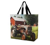 DWVTSLH Company Farm Tractor Crossbody Bag Women's Fashion Tote Bag Shoulder Tote Bag Versatile Travel Shoulder Bag Fitness Tote Bag for Fitness Trips Out