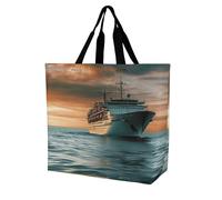 DWVTSLH Cruise Ship Crossbody Bag Women's Fashion Tote Bag Shoulder Tote Bag Versatile Travel Shoulder Bag Fitness Tote Bag for Fitness Trips Out