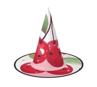 DWVTSLH Cute Cherry Halloween Witch Hat 3 PCS Witch Costume Accessories Wizard Hats for Halloween Party Supplies