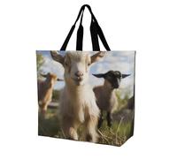 DWVTSLH Cute Goat Crossbody Bag Women's Fashion Tote Bag Shoulder Tote Bag Versatile Travel Shoulder Bag Fitness Tote Bag for Fitness Trips Out