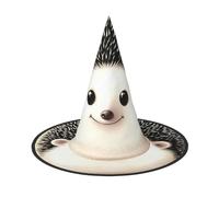 DWVTSLH Cute hedgehog Halloween Witch Hat 1 PCS Witch Costume Accessories Wizard Hats for Halloween Party Supplies