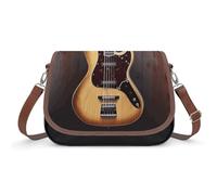 DWVTSLH Guitar Musical Instrument Crossbody Bag for Women Shoulder Purse | Leather Hobo Bag with Adjustable Strap, Large Capacity Satchel Bag, Versatile Casual Daypack for Shopping, Travel, Work