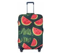 DWVTSLH One in a Melon Luggage Covers for Suitcase Tsa Approved, Spandex Elastic Suitcase Cover Protector Washable Anti-Scratch Travel Baggage Cover Fit 18-32 Inch Luggage, Black, XL