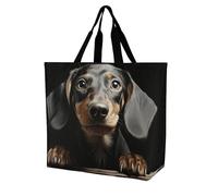 DWVTSLH Pad Dachshund Crossbody Bag Women's Fashion Tote Bag Shoulder Tote Bag Versatile Travel Shoulder Bag Fitness Tote Bag for Fitness Trips Out