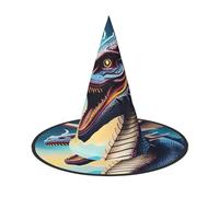 DWVTSLH Roaring Dragon Halloween Witch Hat 1 PC Witch Costume Accessories Wizard Hats for Halloween Party Supplies