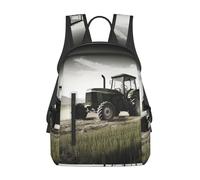 DWVTSLH Tractor Agriculture Tranquil Backpack Gift for Men Women Casual Daypack Lightweight Work Bag College Computer Bag