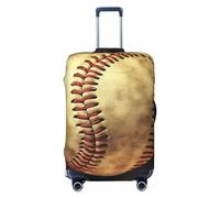 DWVTSLH Vintage Baseball American Retro Balls Luggage Covers for Suitcase Tsa Approved, Spandex Elastic Suitcase Cover Protector Washable Anti-Scratch Travel Baggage Cover Fit 18-32 Inch Luggage