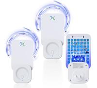 DWXAH Indoor Fly Trap, Plug-in Bug Light Catcher with UV and Blue Light - Fruit Fly Traps for Indoors, Gnats, Mosquitoes, Flies, Moths,House Flies - Fly Traps Indoor for Home-400 Sq Ft of Protection