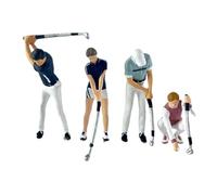 dwxnauixl 1/64 Scale Miniature Models Handcrafted Golfer Figures For Various Scene Compositions Miniature Golfer Figures Model Sand Table Decoration Ornaments