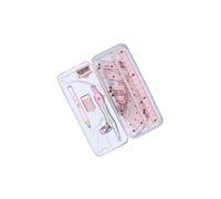 dwxnauixl 8Pcs Math Geometry Kit for Precise Drawings Student Supplies Pencil Stationery, Pink, 7.17x3.11in