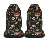 dwxnauixl Car seat protectors sweat sports 2 mushroom car covers cute seat pet friendly, easy to install and trucks seats black