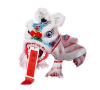 dwxnauixl Culturally Rich Lion Dance Puppet Colorful Display Enhances Every Event Special Keepsake Combines Tradition and Joy Hand String Puppet Chinese Lion