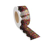 dwxnauixl Doors Charming Bulletin Board Border Rolled Trim Bright Color Decorate Unique Fun Patterns School Displays Bulletin Board Border Rolled Trim