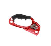dwxnauixl for Ultimate Performance Outdoor Sports Rock Climbing Hand Ascender Device Riser, Red Left Hand, 22x8.6cm