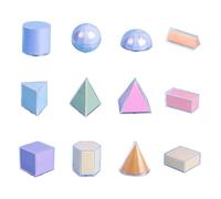 dwxnauixl Geometric Solid Blocks Foster Hands On Learning Experiences Enhancing Understanding Of Geometry In Preschool Education Multicolored Shapes Blocks