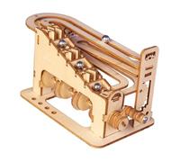 dwxnauixl Mechanical 3D Puzzle Kit Engaging Marble Models Unique Assembly Activities Promoting Fun Learning And Coordination Wood Desk Decor Science Educational