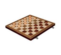 dwxnauixl Mini Wooden Chess Checkers Set Travelling Case Stylish And Compact Fun And Strategy Anytime Ensuring Longevity And Classic Look Enhances Playing