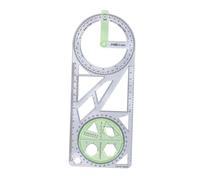 dwxnauixl Multifunctional Geometric Ruler Office Drafting Drawing Template Measuring Tool Mathematics Drawing Template Ruler Is Designed Transparent Color Math, Style D
