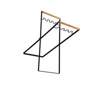 dwxnauixl Practical and Reliable Trash Bag Holder Frame for Gardening Kitchen, Black, 24×31×48cm