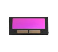 dwxnauixl Solar-Powered Automatic Darkening Eyes Goggles Sturdy Welder Professionals Seeking Top Welding Lens is Made of Plastic Plastic Automation Filter Shade