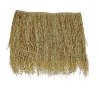 DWZL Artificial Thatch Roof Tiles, Mexican Style PE PP Simulation Straw Tropical Decorative For Tiki Bars, Garden Gazebos, Patio Deck Walls, Flame Retardant(Size:10pcs,Color:B)