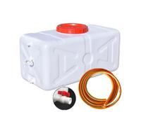 DWZL Thickened Water Storage Containers Comes, With 3m/118in Long WaterHose HDPE High Density Polyethylene Raw Material For Outdoor Camping RV Self-Driving(Size:120L+(3m/118in long hose))