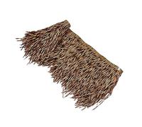 DWZL Ultra-Realistic Artificial Thatch Roll - Flame-Retardant & Waterproof UV-Resistant PE/PP Roofing For Tiki Bars, Luxury Villas, Gazebos - Zero Maintenance Tropical Solution(Size:50cm*1m,Color:F)