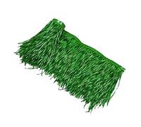 DWZL Ultra-Realistic Artificial Thatch Roll - Flame-Retardant & Waterproof UV-Resistant PE/PP Roofing For Tiki Bars, Luxury Villas, Gazebos - Zero Maintenance Tropical Solution(Size:50cm*10m,Color:H)