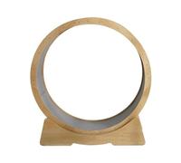 DWZXL Cat Treadmill Cat Treadmill Cat Climbing Frame Silent Roller Pet Fitness Running Wheel High Fiber Board Wooden Cat Climbing Frame Cat Running Wheel(L)