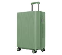 DWZXL Suitcases Luggage 20-inch Trolley Case 24-inch Anti-Fall Business Suitcase Fashionable and Simple Universal Wheels Suitcase(Green,24in)