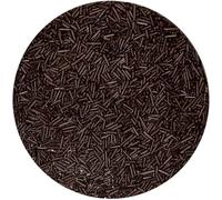 DX Chocolate Sugar Sprinkles, Vermicelli | Toppings Choco Sugar Strands for Cake Decoration - 250 Grams