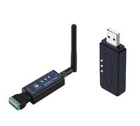 DX-CP24 RS485 to Bluetooth Serial Adapter Industrial Wireless Bluetooth Communication Module to RS485 Converter, Change 485 Wired Device to Wireless, Supports Modbus Protocol, DC 5-36V (for PC)