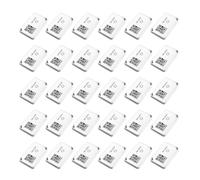DX-CP27 BLE 5.1 Beacon iBeacon Eddystone Asset Personnel Tracking Management Positioning mini tag IP67 Waterproof 70m Long Distance 1 Year Battery Life Custom Broadcast Data (DX-CP27*30 piece)