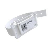 DX-CP27 Renesas DA14531 BLE 5.1 Disposable Wearing on wrist Ibeacon Indoor Assert Tracking Eddystone Bluetooth location Beacon(DX-CP27 Wristband Set)