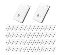 DX-CP35 BLE 5.1 Beacon Replaceable Battery & Customizable Broadcast Data Miniature Tag for Asset and Personnel Tracking (Supports iBeacon/Eddystone) (DX-CP35 * 50 PCS)