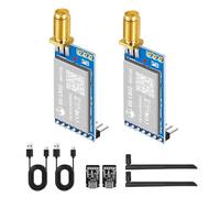 DX-LR02 LoRaWAN Serial Communication Module 868/915MHz supports Class A/B/C and AT commands, is compatible with LoRaWAN gateways and TTN network (DX-LR02-868T22DN-SET-868 Mhz)