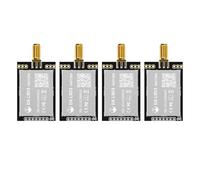 DX-LR03 433/475Mhz 868Mhz 915Mhz 10KM Long Range 30dbm Transmission power LoRa Module ASR6601 Uart serial port AT command LoRa Module (DX-LR30-900T30D*4pcs)