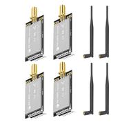 DX-LR03 433/475Mhz 868Mhz 915Mhz 10KM Long Range 30dbm Transmission power LoRa Module ASR6601 Uart serial port AT command LoRa Module (DX-LR30-900T30D-(I)*4pcs)