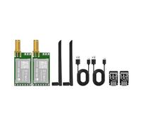 DX-LR22 Development Kit Semtech LLCC68 LORA UART Serial Transceiver module 868 915MHz With 2PCS Antenna 22 dBm 5KM Long Rang Compatible with Arduino DIY CE FCC(LR22-SET 868 915MHz)