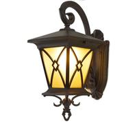 DX26TS E27 Outdoor Wall Light - IP65 Waterproof Aluminum Glass Fixture for Porch, Garage & House Exterior - Matt Finish Wall Lamp