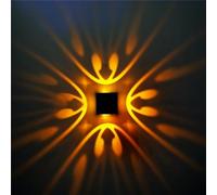 DX26TS European LED Square Butterfly Indoor - Effect Four-Sided Light Bar Ktv Background Wall Decoration Lamp 3w,Pendant Lighting Ceiling
