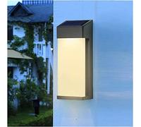 DX26TS Industrial Rustic Lamp Rectangle Black Waterproof Outdoor Wall with Acrylic Lampshade Porch Light for Hallway Aisle Patio Yard Front Porch/6Pcs