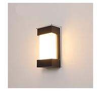 DX26TS IP66 Waterproof LED Wall Light Outdoor Indoor for Porch, Bathroom, Alley, Bar - Aluminum Fixture, AC90-260V Compatible, Warm White Lighting