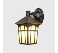 DX26TS Lamps Exterior Lantern Outdoor Light Waterproof Die-cast Aluminum Wall Mount Porch Lighting Fixture with Glass Outside Garden Garage