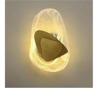 DX26TS LED Sconces, Up Down Light Fixtures, Decorative Gold Wall Lamps with Unique Pattern Shades for Staircase & Lounge, Indoor Lighting Solutions