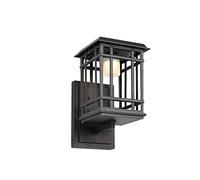 DX26TS Lighting Mounted 7W LED Outdoor Solar Lamp Die-cast Aluminum Waterproof IP55 Terrace Deck Wall Light Lantern Exterior Garage Porch Courtyard Decor Energy Saving Wal