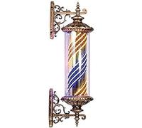DX26TS Outdoor Wall Lamp 120Cm Light Rotating Illuminated LED Strips Salon Open Sign Barber Shop Pole (Color : A)