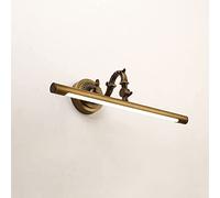 DX26TS Wall Light Rustic LED Adjustable Lights Bathroom Vanity Lighting Mirror Cabinet Waterproof Sconces Farmhouse Hotel Interior Lamps Bronze Bedside Decor Lamp B